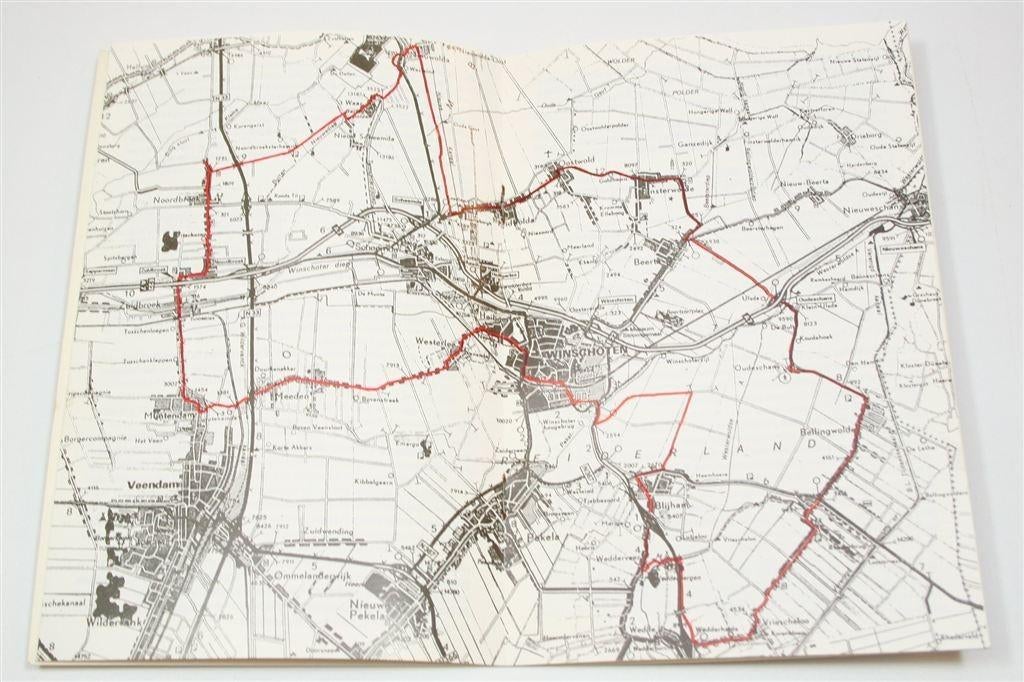 Oost-Groningen — Boerderijenroute & Routekaart ca. 1990, Boeken, Geschiedenis | Stad en Regio, Ophalen of Verzenden, Gelezen