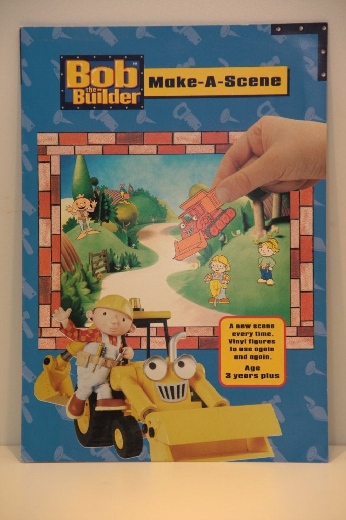 Bob de Bouwer speelbord met vel stickers. Nieuwstaat., Ophalen of Verzenden, Zo goed als nieuw, Puzzelen