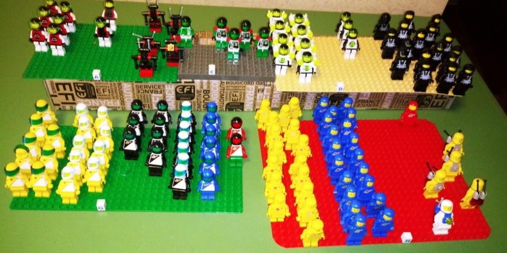 Lego:originele minifig. classic space, Ophalen of Verzenden, Zo goed als nieuw, Lego