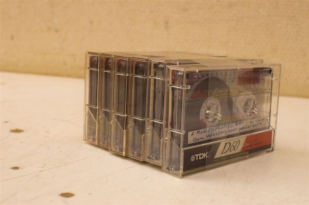 6 stuks TDK cassettebandjes 49911, Ophalen of Verzenden, Gebruikt, Overige genres, 1 bandje