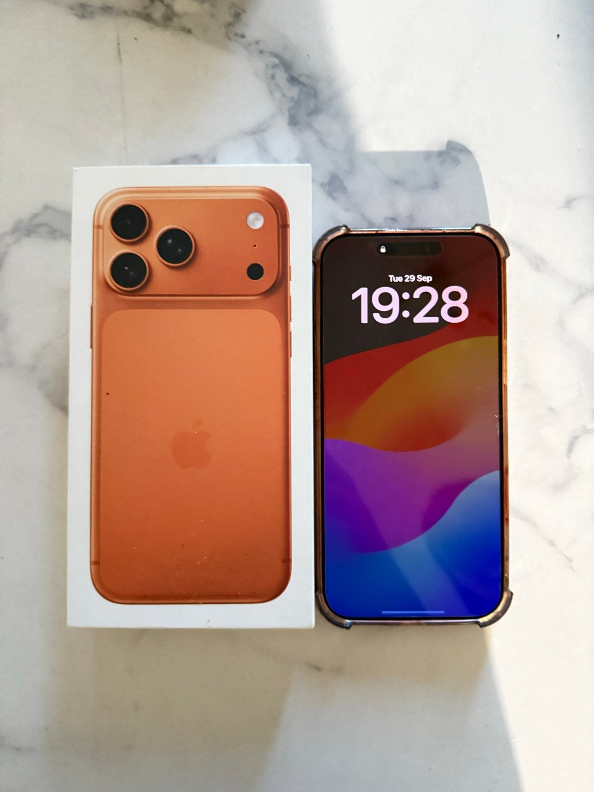 iPhone 17 Pro Max 256GB Oranje - Zo goed als nieuw, Telecommunicatie, 256 GB, 99 %, Ophalen of Verzenden, Zo goed als nieuw