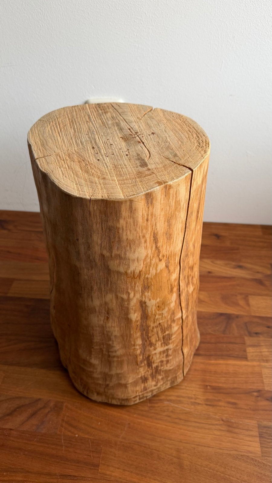 Houten bijzettafel / stronk van echt hout, Minder dan 55 cm, Gebruikt, Overige vormen, Hout