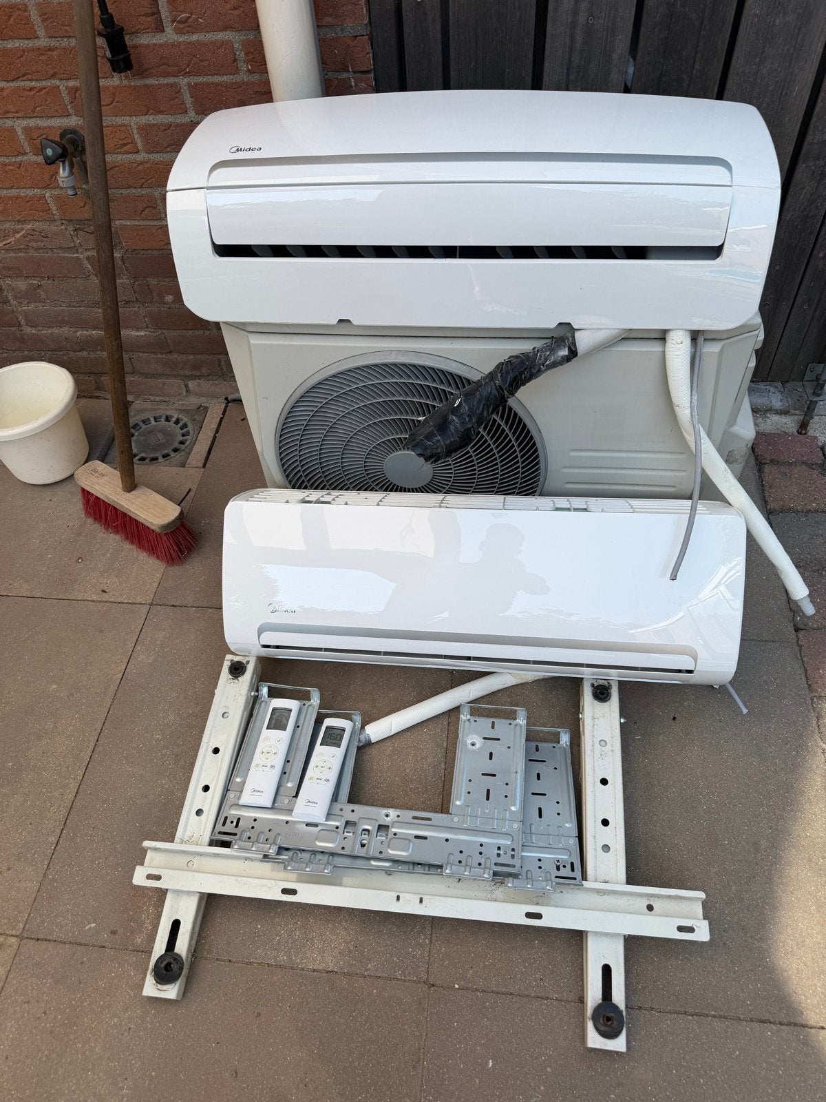 Midea multisplit airco, Witgoed en Apparatuur, Airco's, Gebruikt, Wandairco, Minder dan 60 m³, 3 snelheden of meer, Koelen en Ontvochtigen