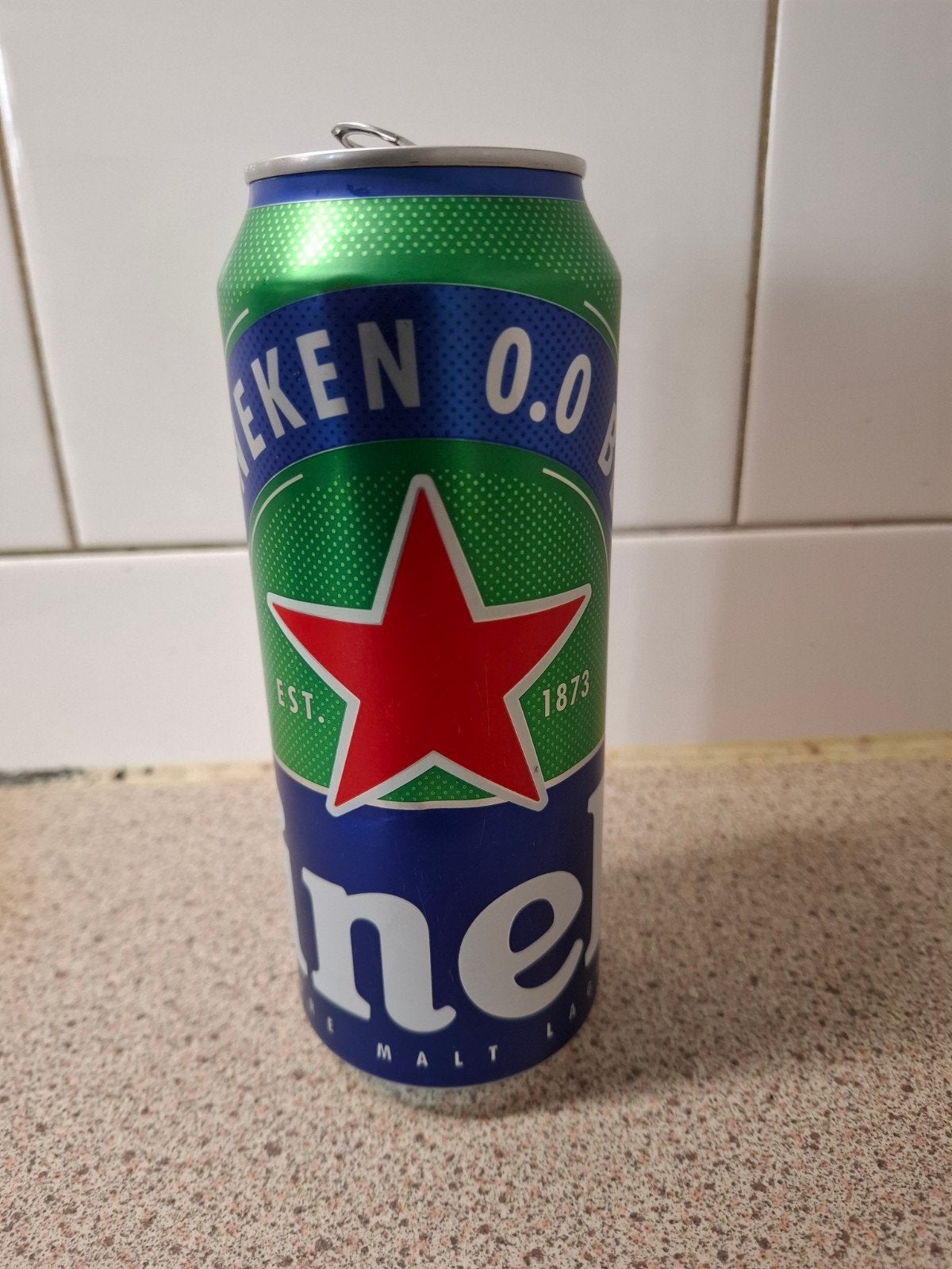 Heineken bierblikje 0.0, Verzamelen, Biermerken, Ophalen of Verzenden, Nieuw, Glas of Glazen, Heineken