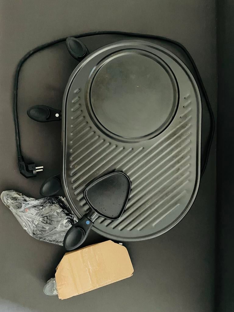 Tristar electric grill met pannetjes, Witgoed en Apparatuur, Gourmetstellen, Ophalen, Zo goed als nieuw, 4 t/m 7 personen