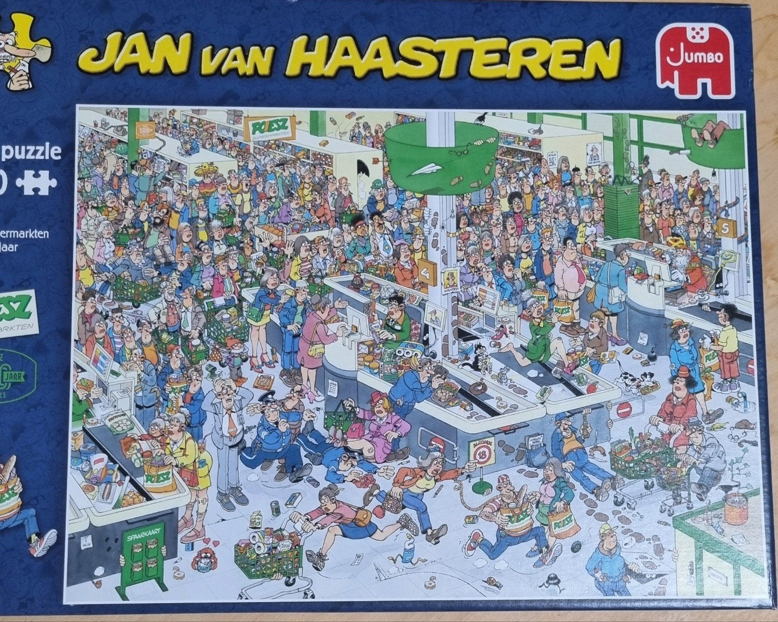 JvH puzzel Poeisz supermarkt, Ophalen of Verzenden, 500 t/m 1500 stukjes, Zo goed als nieuw
