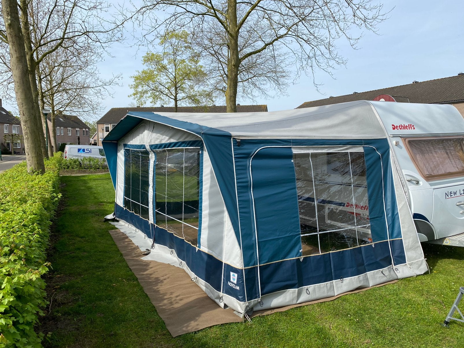 Walker novium tent. 275 diep en Omloop maat gr17/945, Ophalen, Zo goed als nieuw