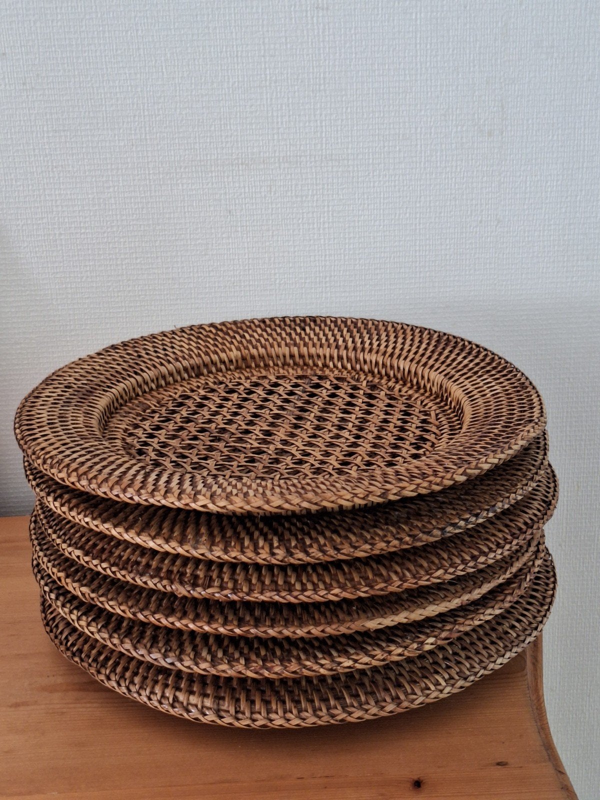 rotan onderzetters Vintage, Ophalen of Verzenden