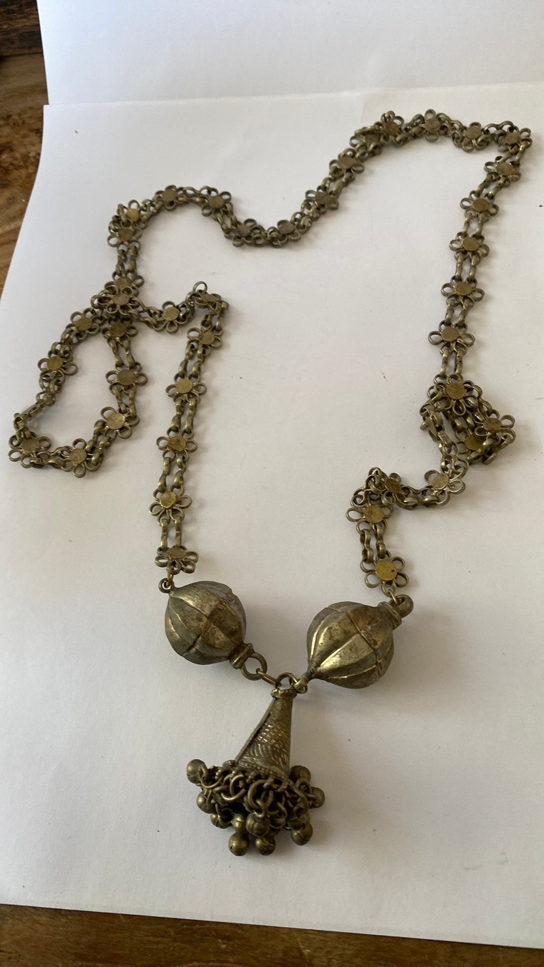 Mooie lange vintage ketting in goede staat. Kk, Sieraden, Tassen en Uiterlijk, Kettingen, Ophalen of Verzenden, Zo goed als nieuw