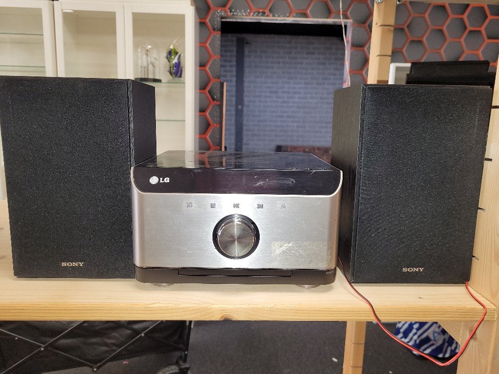 zgan degelijke goede stereo lg usb cd radio alles erop, Audio, Tv en Foto, Stereo-sets, Overige merken, Gebruikt, Microset, Tuner of Radio