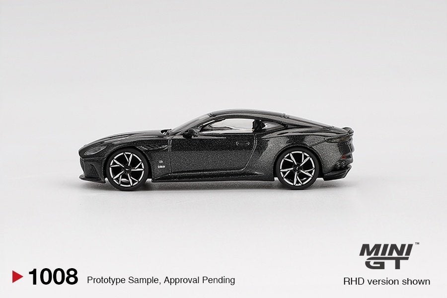 Mini GT 1:64 Aston Martin DBS 007 Edition 2024 zwart LHD, -, Nieuw, Ophalen of Verzenden, -