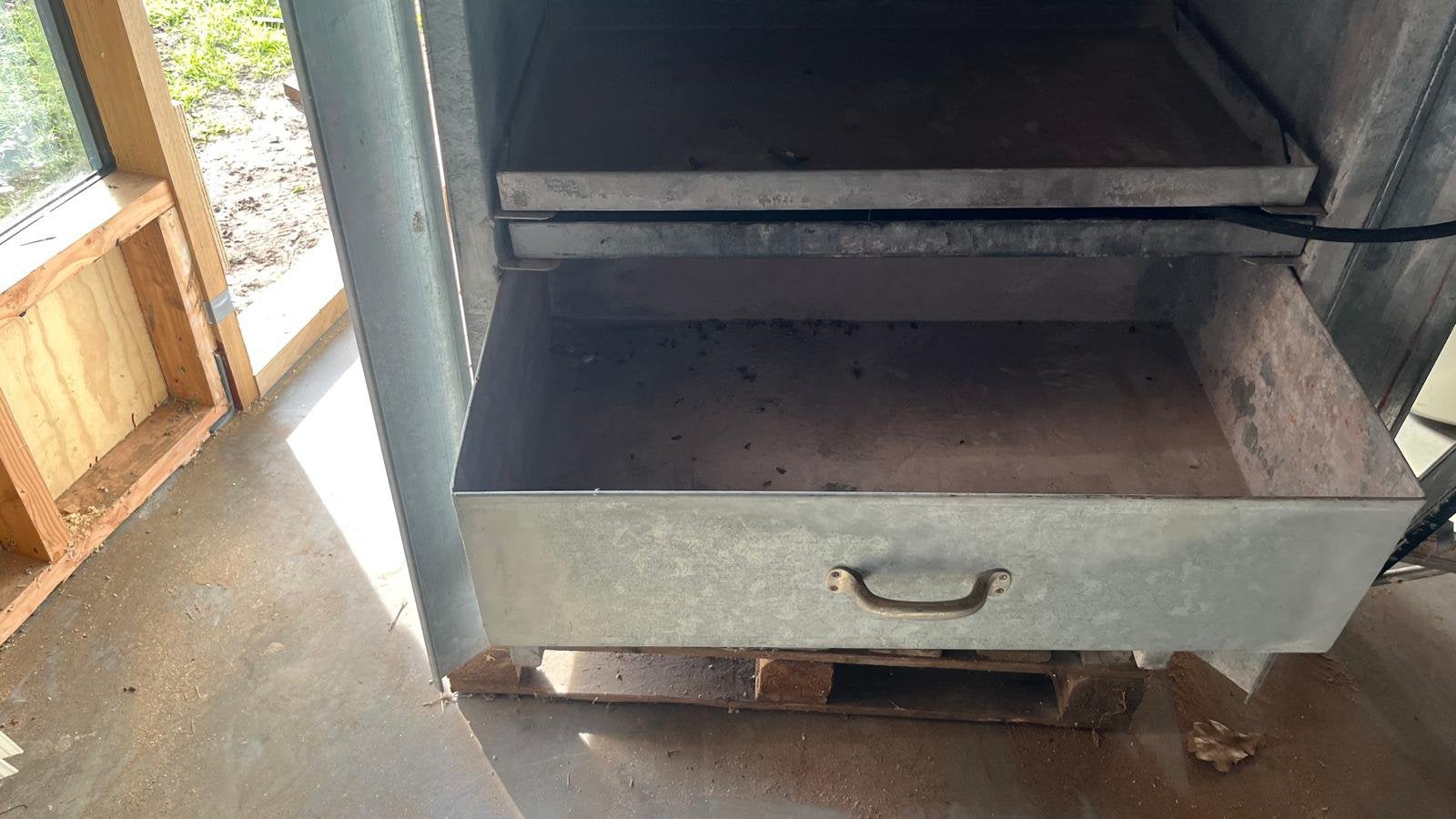 Spuitbox, poedercoating, afzuigwand, glazuurafzuiging, Doe-het-zelf en Verbouw, Ophalen, Gebruikt