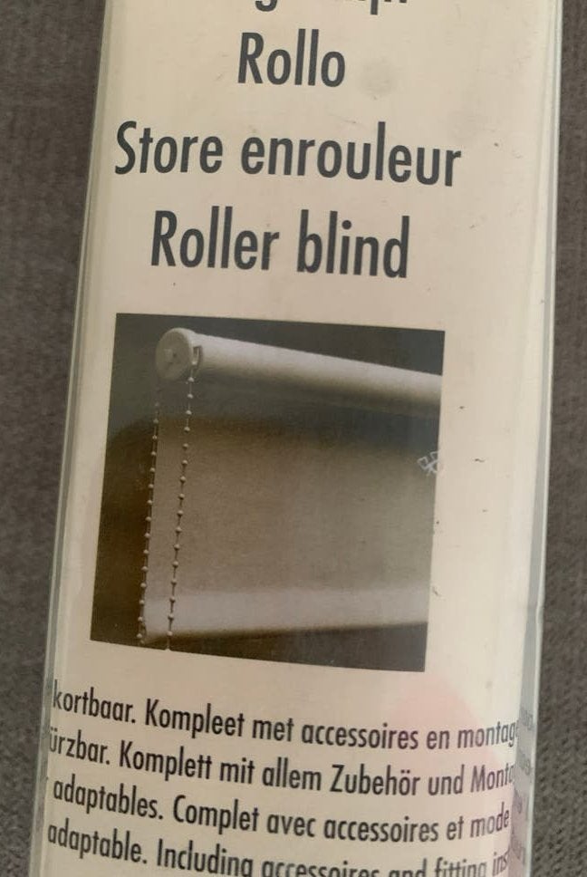 Nieuw Rolgordijn 60x190 cm crème / offwhite / gebroken wit, Ophalen, Wit, 190 cm, Rolgordijn