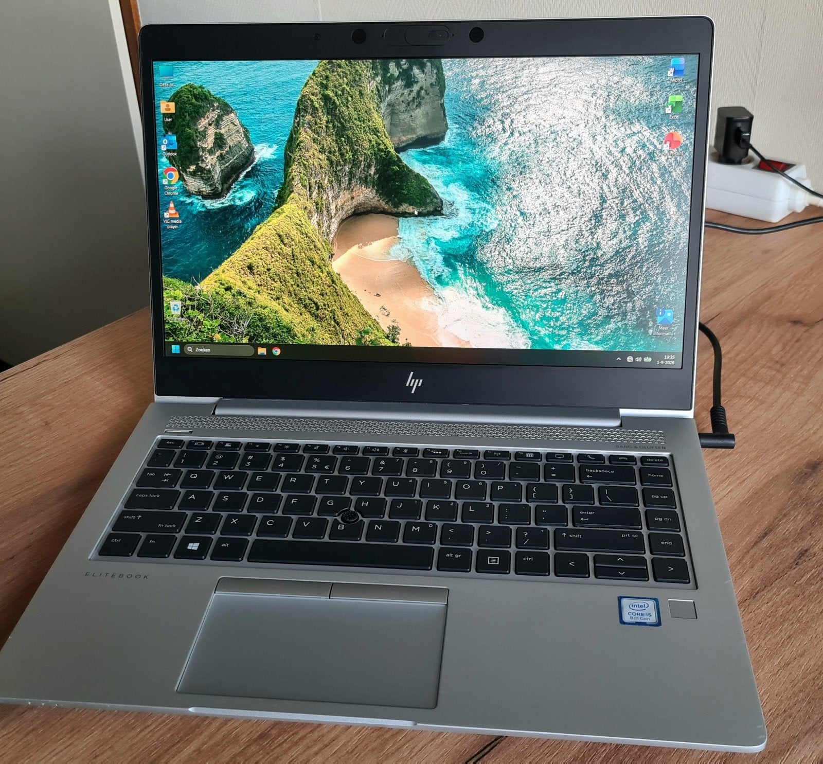 HP EliteBook - Windows 11 Pro, Intel i5, 8GB RAM, 256GB SSD, Ophalen, Intel Core i5-8265U, 2 tot 3 Ghz, 8 GB