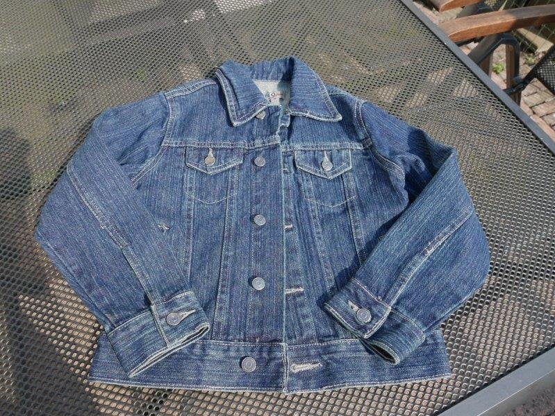 Spijkerjas maat 128 jongen, Kinderen en Baby's, Kinderkleding | Maat 128, Ophalen of Verzenden, Gebruikt, Jongen, Jas