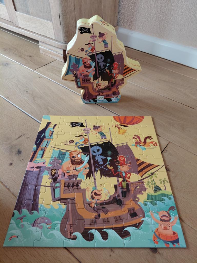 Puzzel piraten 54 stukjes, Ophalen of Verzenden, Meer dan 50 stukjes, Zo goed als nieuw