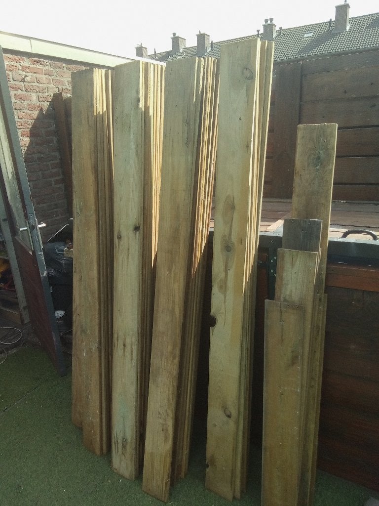 Houten planken, Doe-het-zelf en Verbouw, Hout en Planken, Minder dan 25 mm, Ophalen of Verzenden, Plank, Minder dan 200 cm