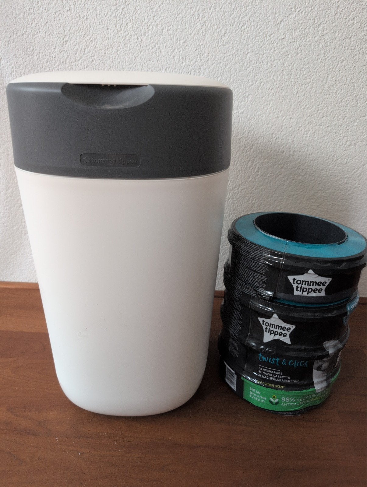 Tommee Tippee luieremmer met navulcassettes, Ophalen, Zo goed als nieuw