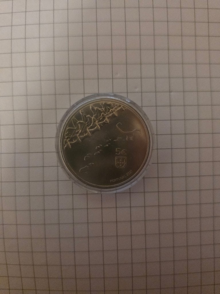 5 euro munt portugal, Postzegels en Munten, Ophalen, Portugal, 5 euro, Losse munt