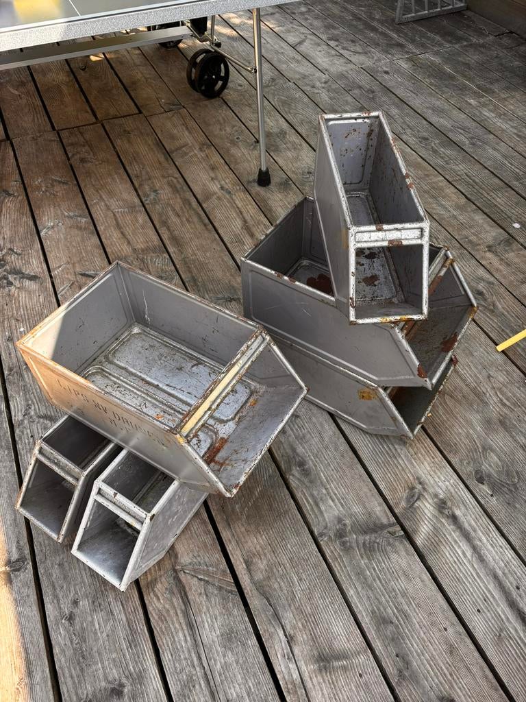 Metalen bakken, Doe-het-zelf en Verbouw, Kratten en Dozen, Ophalen, Minder dan 50 cm, Minder dan 40 cm, Minder dan 35 cm