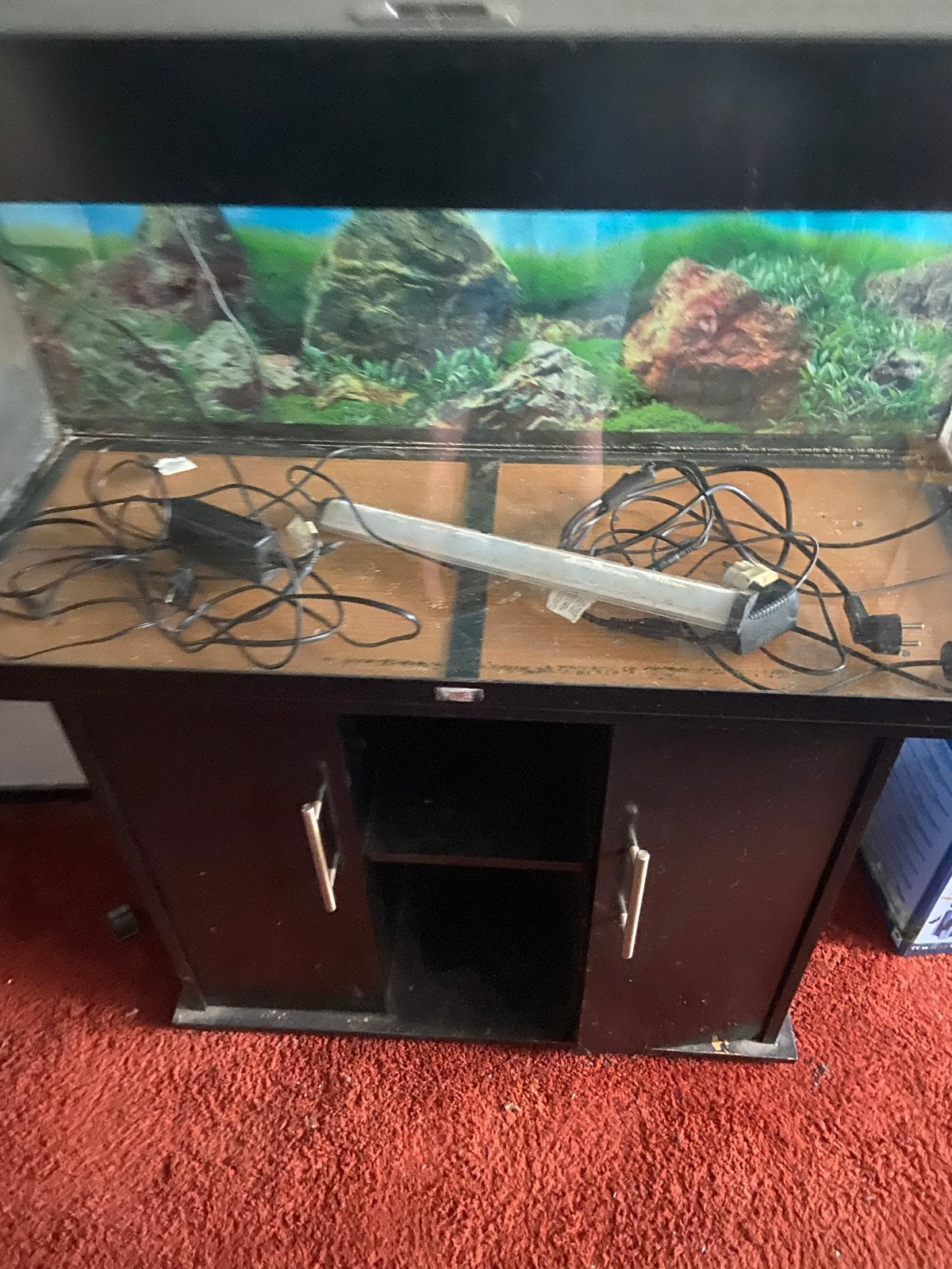 Aquarium met kast. compleet, Dieren en Toebehoren, Ophalen of Verzenden, Gebruikt