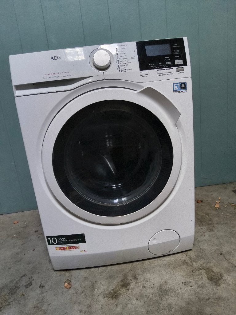 AEG Was en droogcombinatie opknapper, 4 tot 6 kg, Ophalen, Gebruikt, 85 tot 90 cm