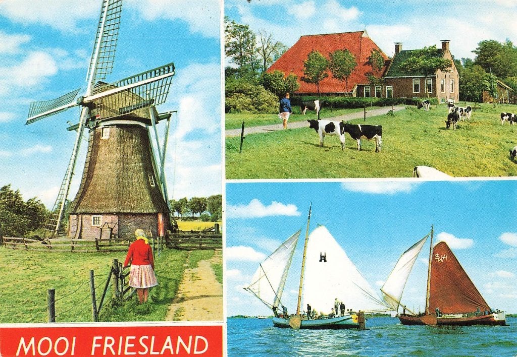 Mooi Friesland, Ophalen of Verzenden, 1960 tot 1980, Gelopen, Friesland