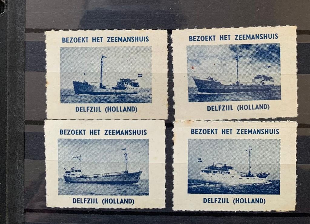 Sluitzegels Delfzijl Bezoekt Het Zeemanshuis, Postzegels en Munten, Postzegels | Nederland, Verzenden, Na 1940, Gestempeld