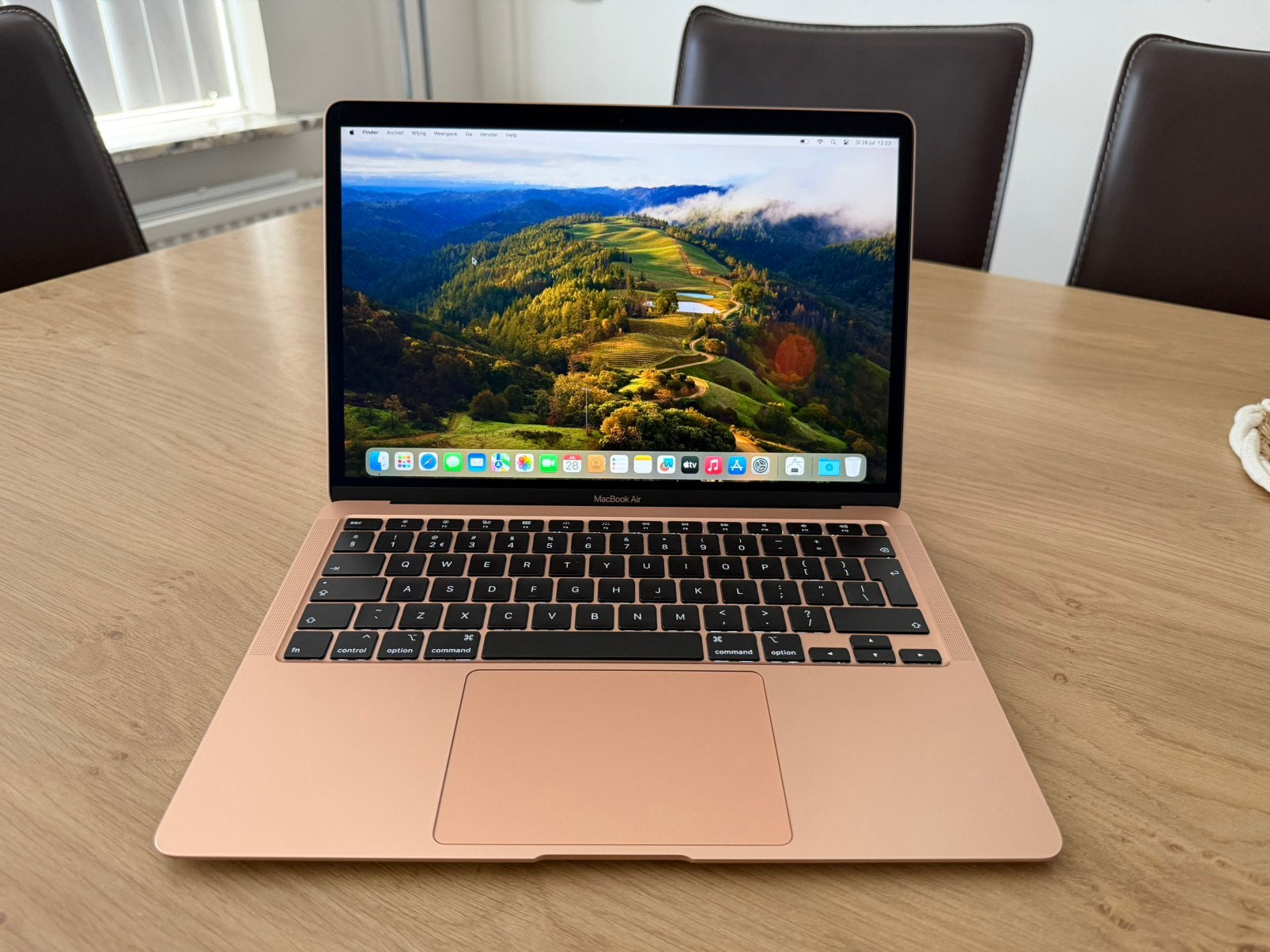 MacBook Air Retina 13-inch (2020) – Intel i5 – Rose Gold, Computers en Software, Apple Macbooks, Zo goed als nieuw, MacBook Air