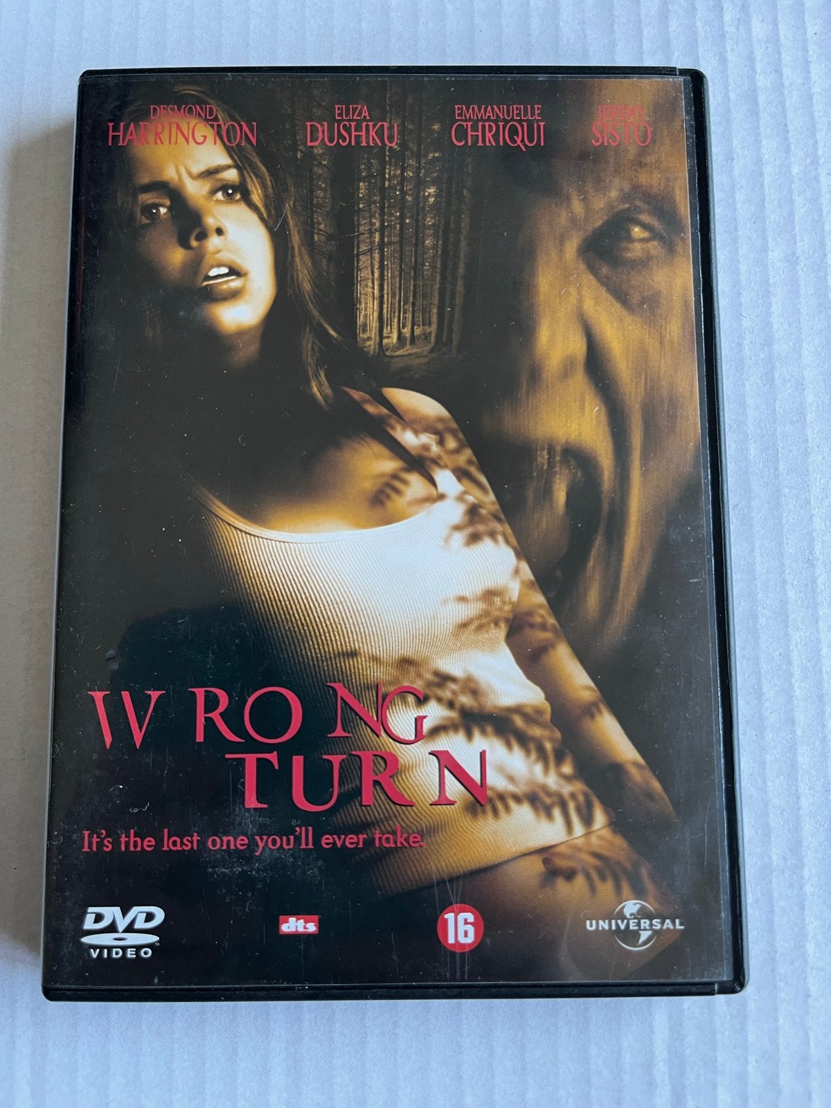 Wrong Turn (DVD), Cd's en Dvd's, Dvd's | Horror, Vanaf 16 jaar, Ophalen of Verzenden, Gebruikt, Engels