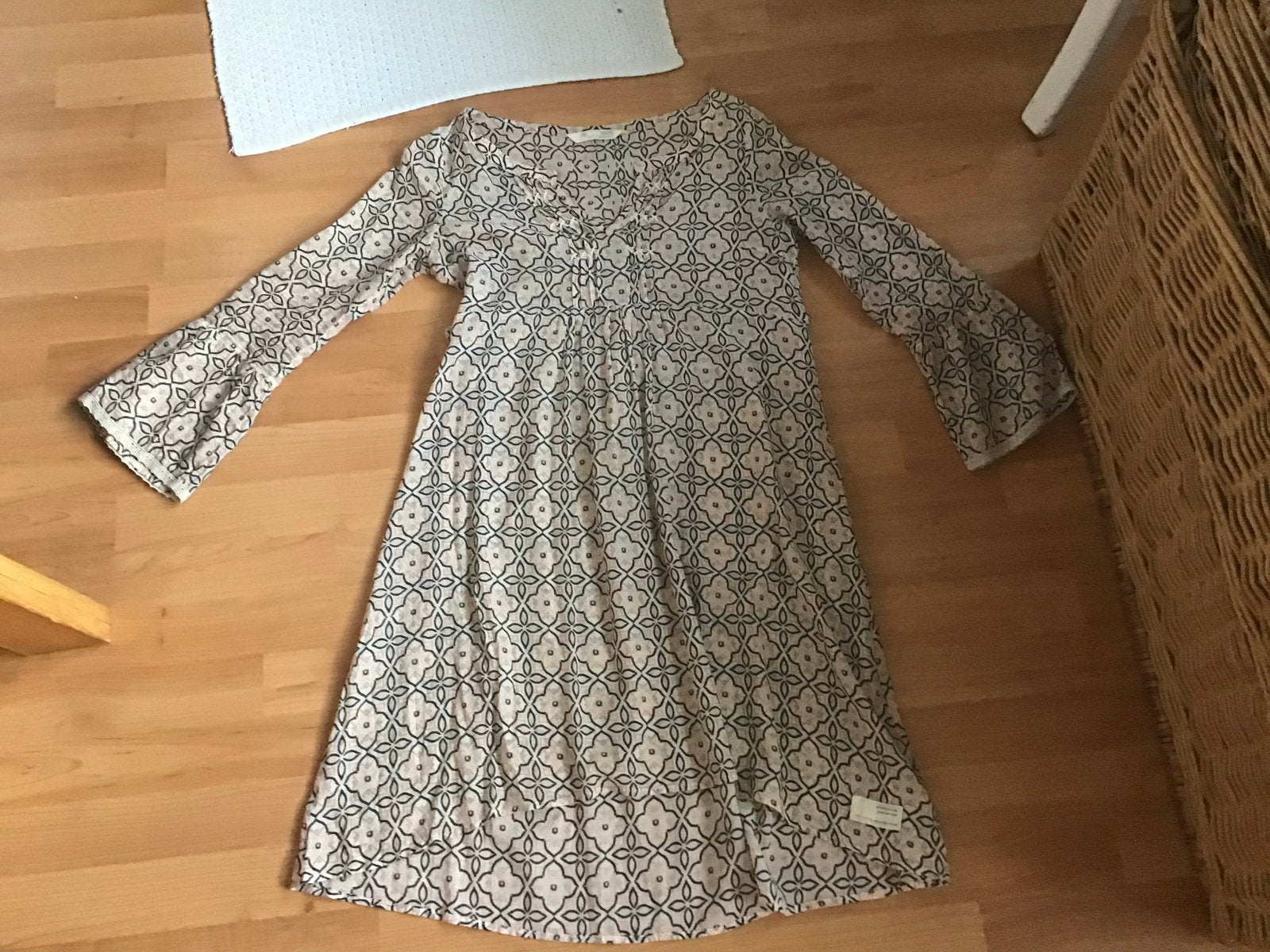 Odd Molly jurk mt S met prachtige print en details, Kleding | Dames, Meerkleurig, Ophalen of Verzenden, Zo goed als nieuw, Maat 36 (S)