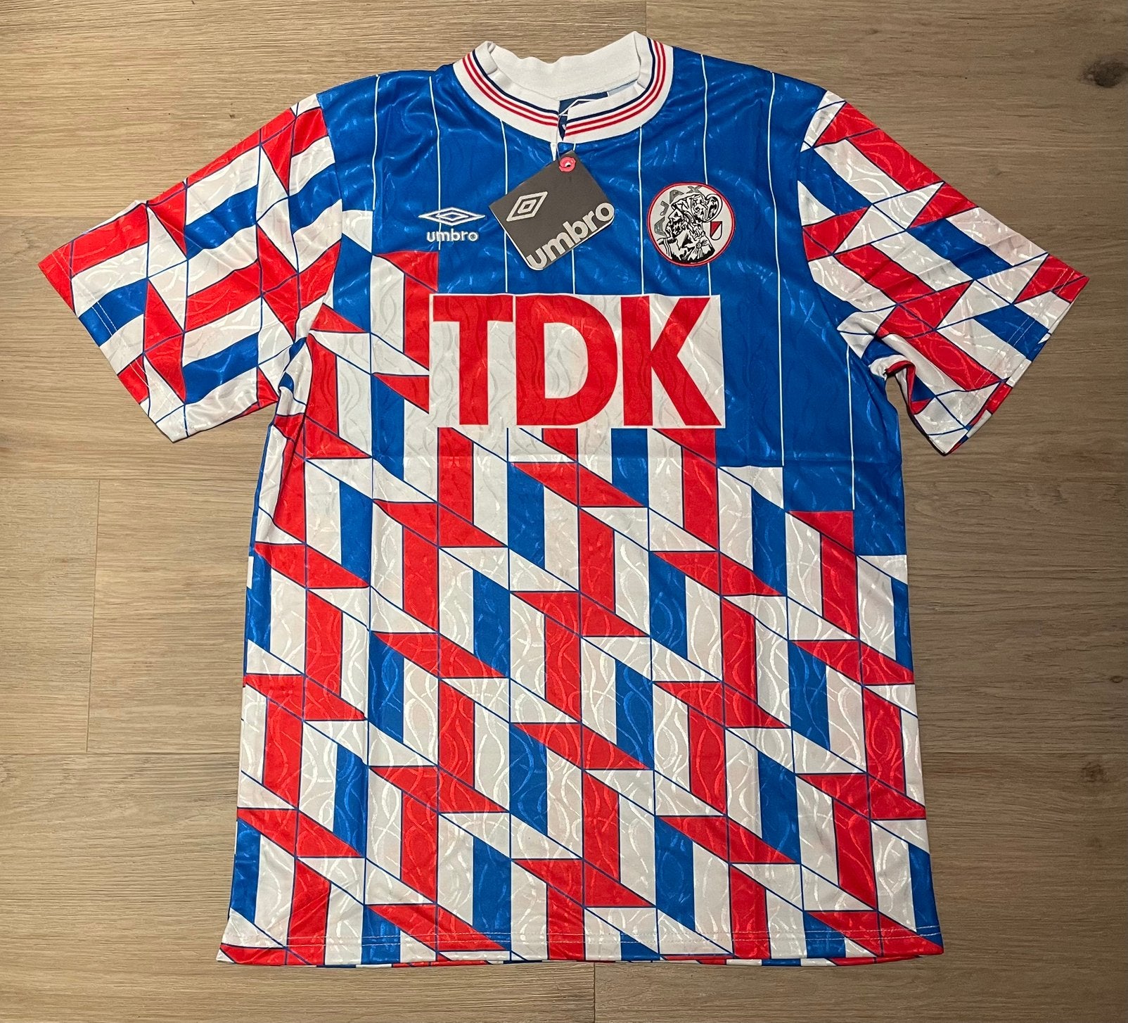 Nieuw retro uitshirt AJAX 89/90 XL, Maat XL, Ophalen of Verzenden, Nieuw, Shirt