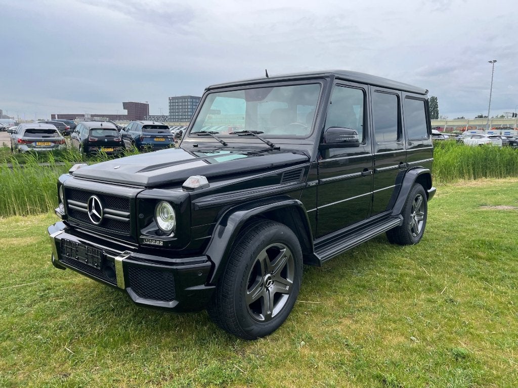 Mercedes G-klasse G500 AMG Youngtimer ex btw, Auto's, G-Klasse, Xenon verlichting, Zwart, Bedrijf