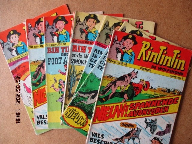 adv4604 rintintin, Eén comic, Ophalen, Gelezen, Overige gebieden