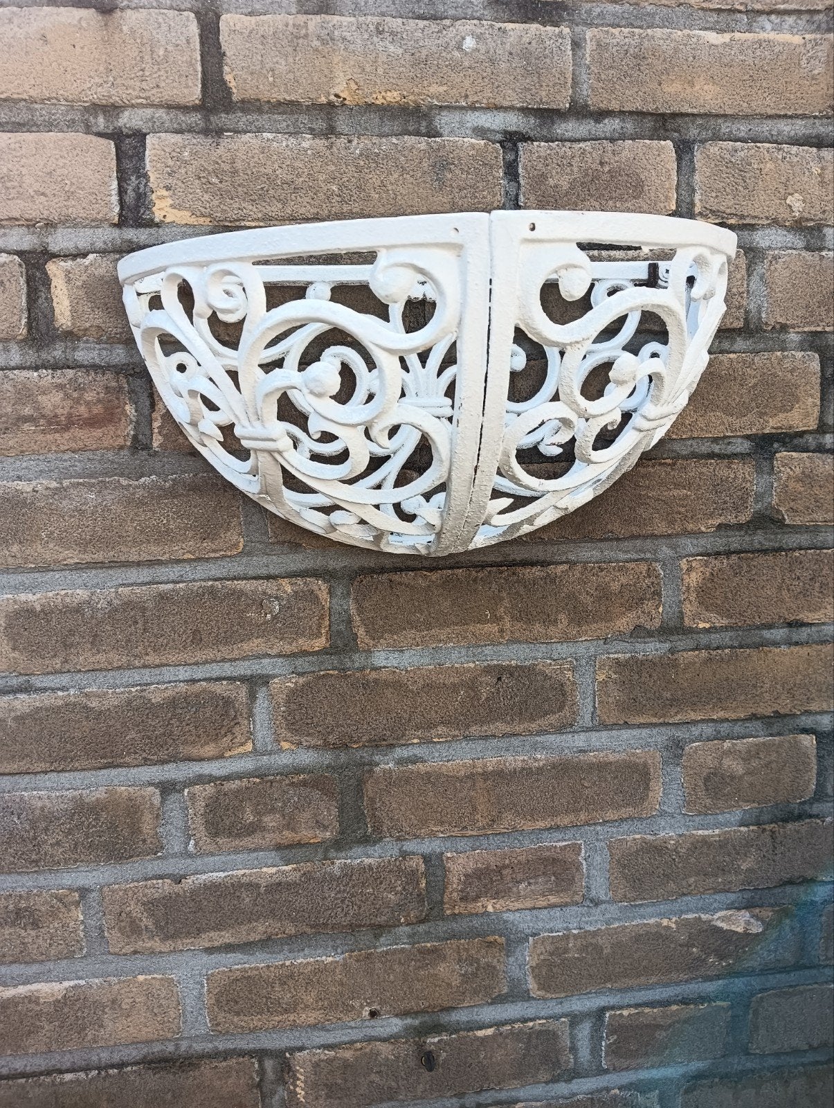 gietijzeren bloembak, brocante, Tuin en Terras, Minder dan 30 cm, Ophalen of Verzenden, Zo goed als nieuw, Balkon