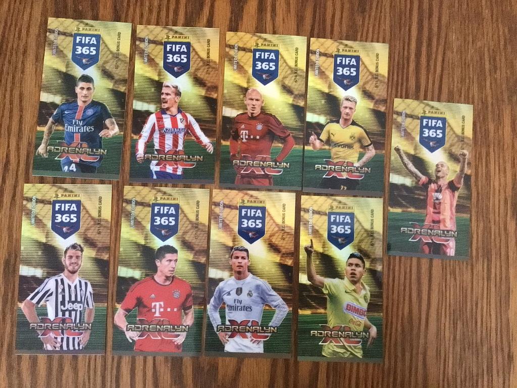 Panini 2015/2016. Fifa 365 limiteds cards, Verzenden, Zo goed als nieuw, Meerdere plaatjes