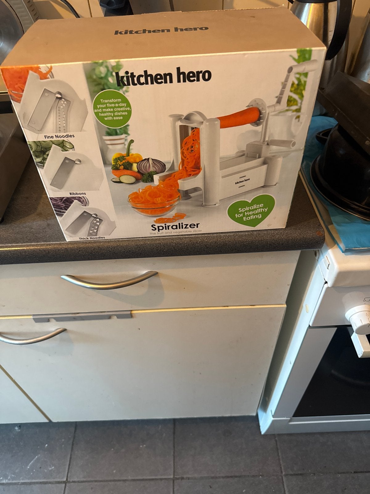 Kitchen Hero Spiraalsnijder - Voor gezonde maaltijden, Ophalen of Verzenden, Nieuw