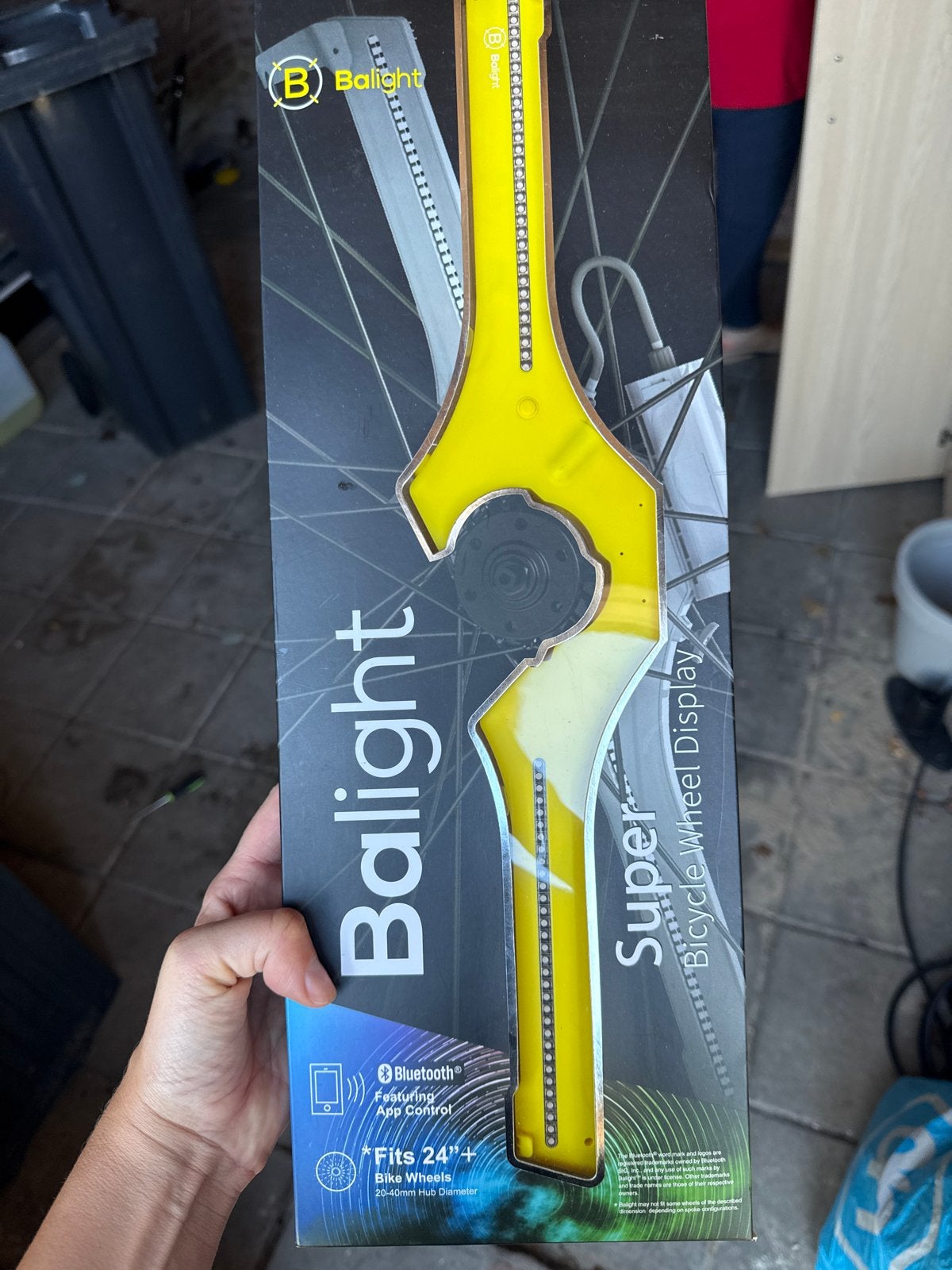 Balight Super Fietswiel Display met Bluetooth App Control, Fietsen en Brommers, Nieuw, Ophalen of Verzenden, Oplaadbaar, Batterij
