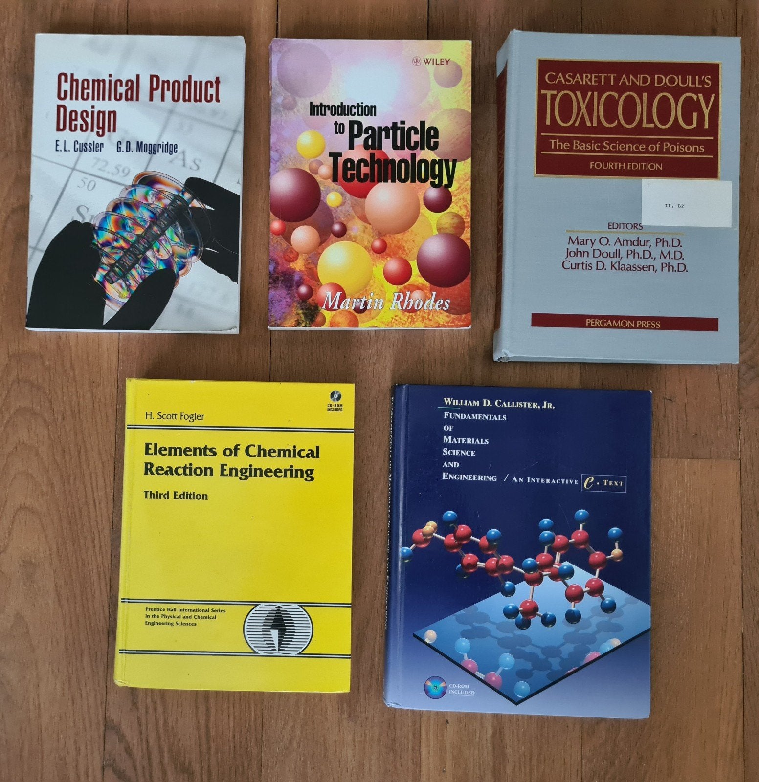9 Studieboeken scheikunde / natuurkunde, Ophalen of Verzenden, Beta, Gelezen, WO