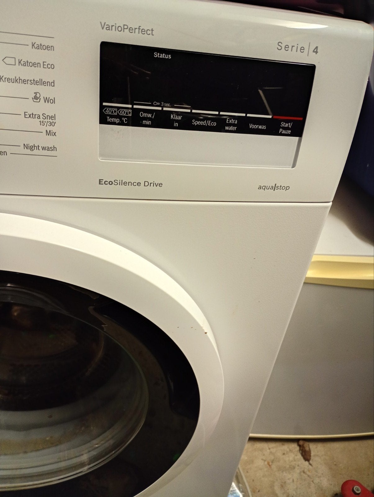 Bosch Wasmachine 8kg - 6 maanden gebruikt, Witgoed en Apparatuur, Gebruikt, Ophalen of Verzenden, Voorlader, 85 tot 90 cm