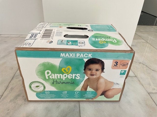 Maxi Pack Pampers  87 luiers maat 3, Ophalen of Verzenden, Nieuw