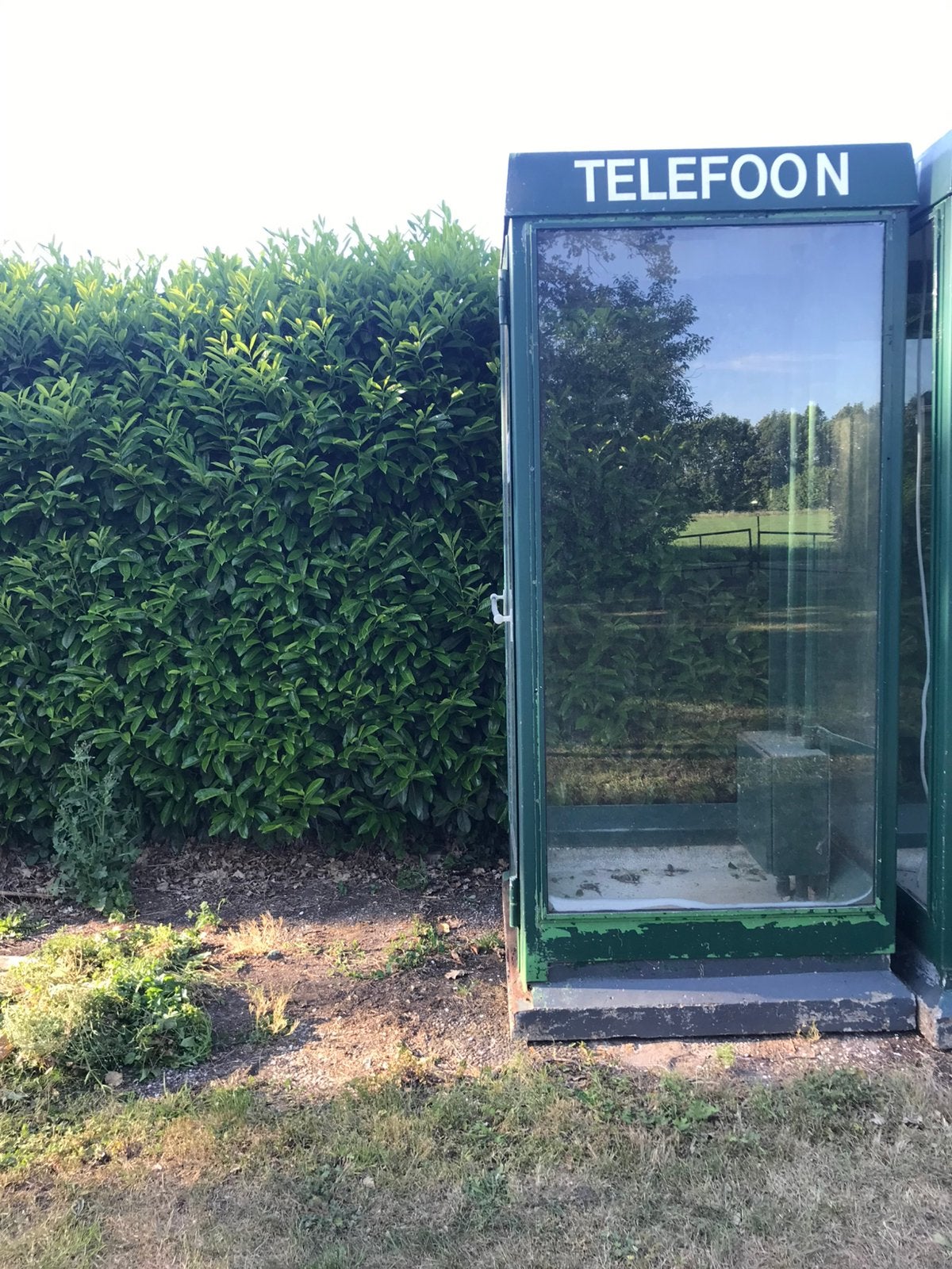 Originele ptt telefooncel, Ophalen, Gebruikt