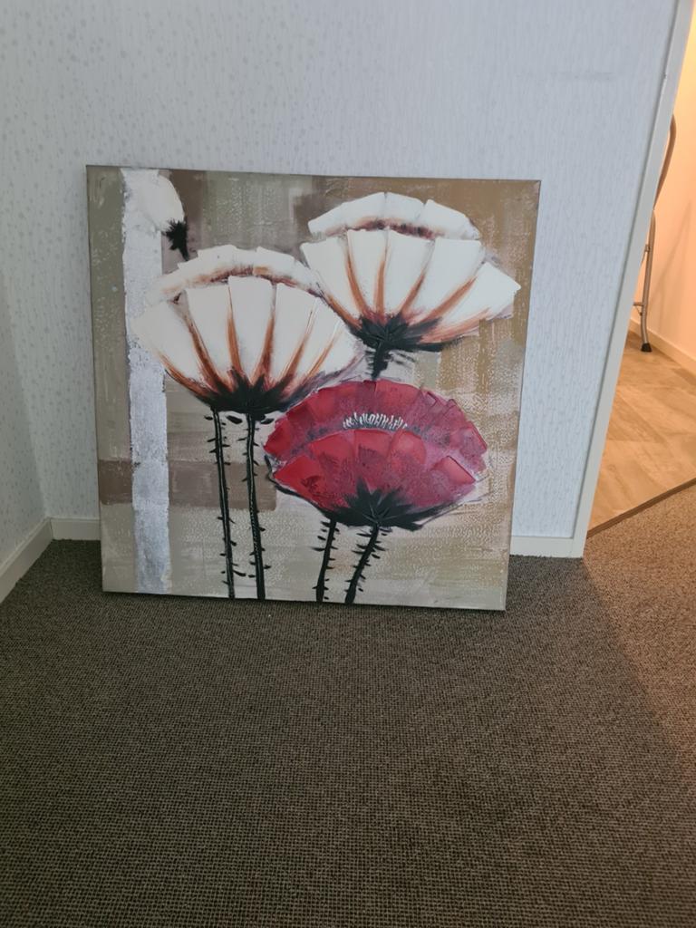 GRATIS  ophalen  schilderij, Ophalen of Verzenden, Schilderij, Minder dan 50 cm