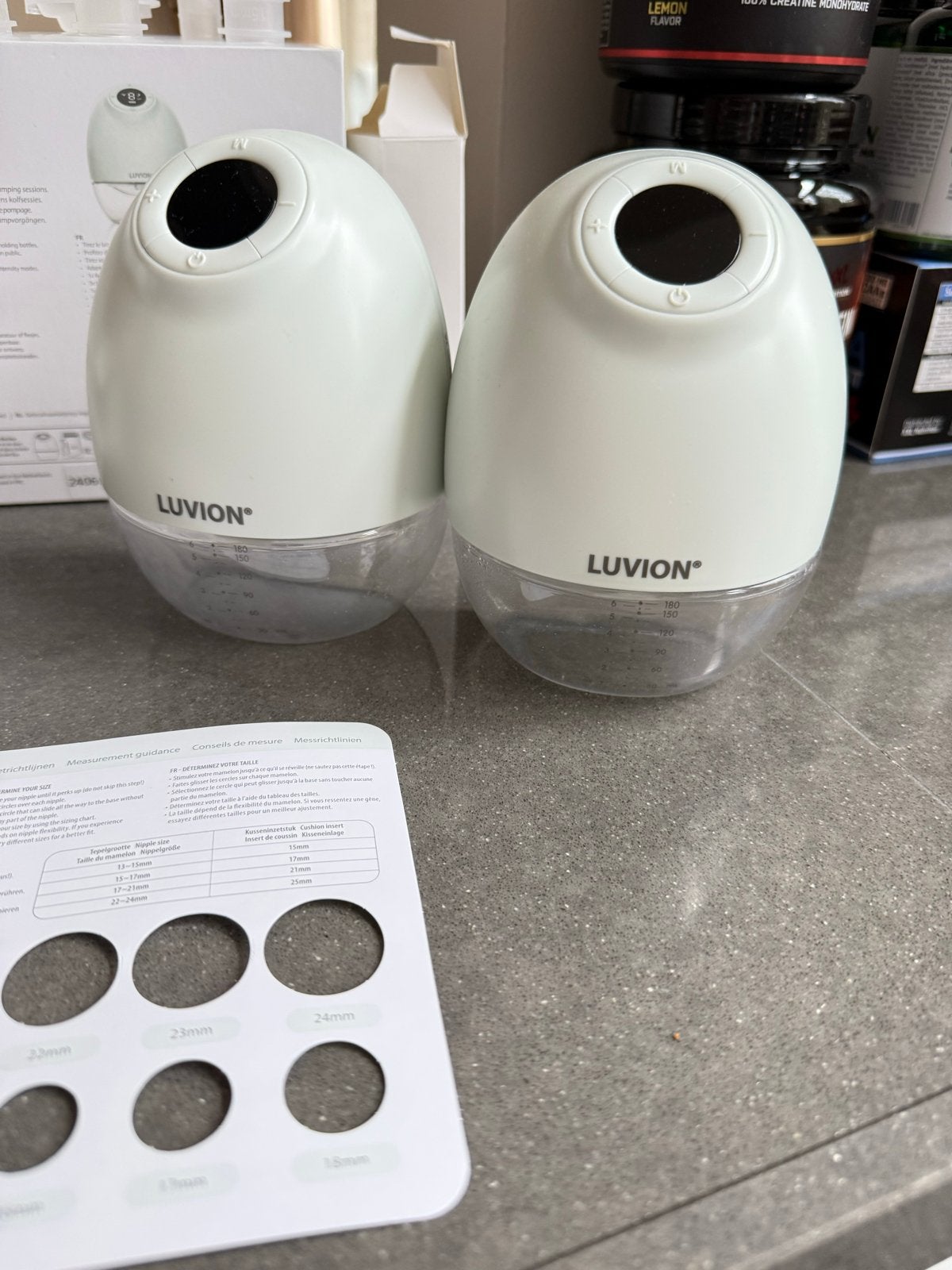 Luvion Geneva Wearable Borstkolf - Dubbel (Nieuwstaat), Ophalen of Verzenden, Zo goed als nieuw