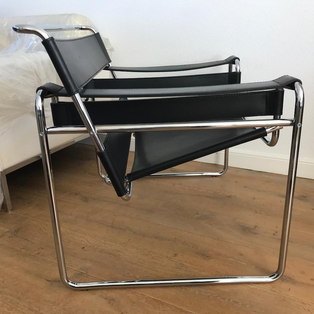 2 Gavina Wassily B3 chair fauteuil Marcel Breuer Vintage, Gebruikt, Ophalen of Verzenden, Nvt, Nvt