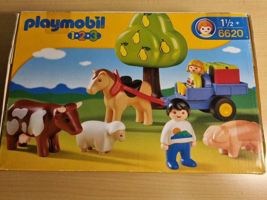 Playmobil 123 de boerderij, Kinderen en Baby's, Speelgoed | Playmobil, Ophalen of Verzenden, Zo goed als nieuw