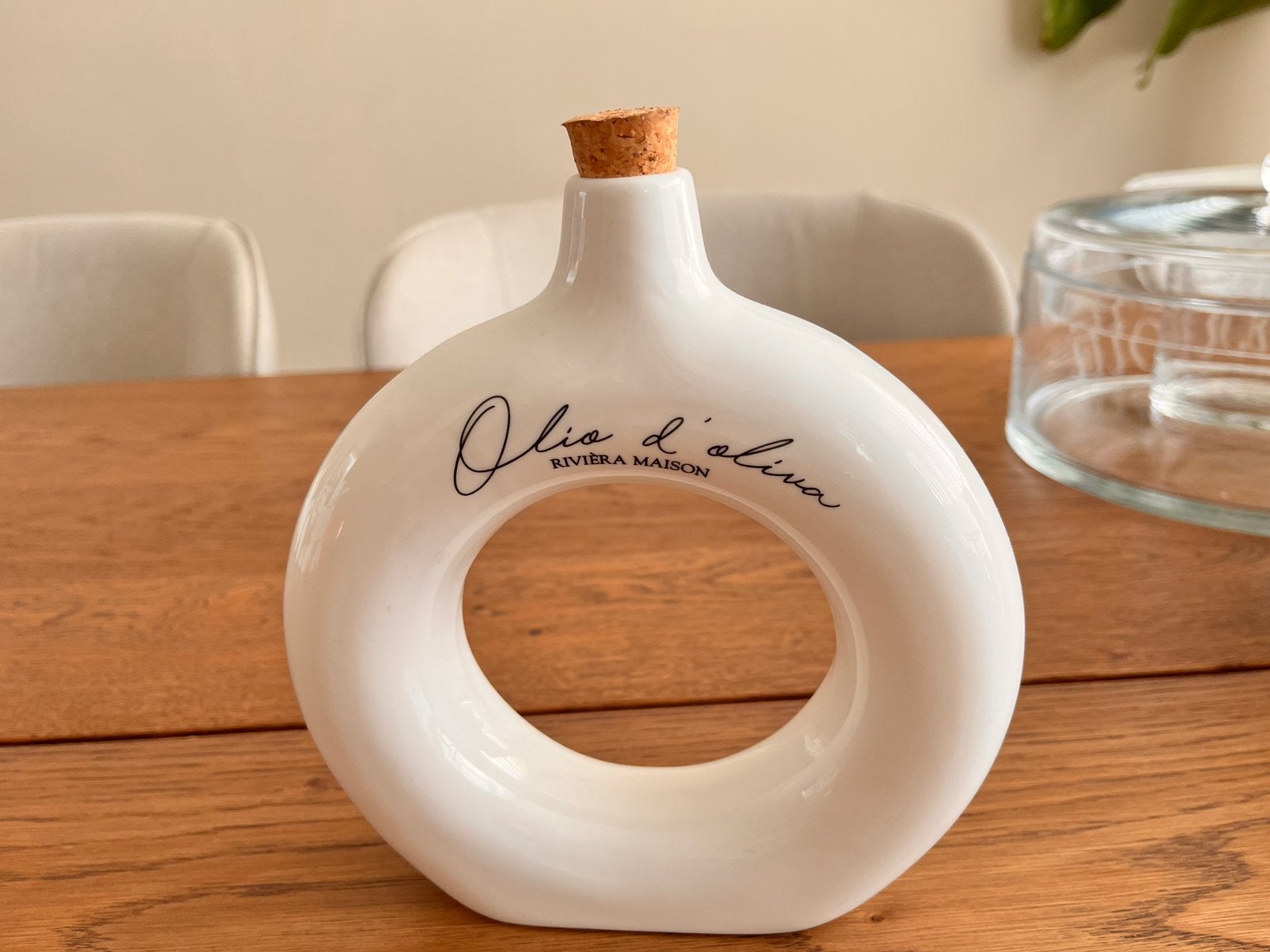 Riviera Maison olie/azijn potje nieuw, Overige typen, Ophalen of Verzenden, Overige stijlen, Glas