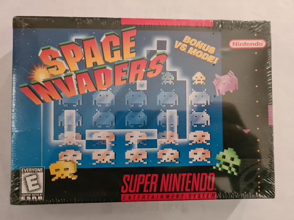 SPACE INVADERS ntsc NEW SEALED, Spelcomputers en Games, Games | Nintendo Super NES, Gebruikt, 1 speler, Racen en Vliegen, Ophalen of Verzenden