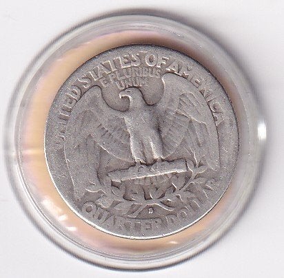 USA 1/4 Dollar 1940 S in mindere kwaliteit, Verzenden, Noord-Amerika, Losse munt, Zilver