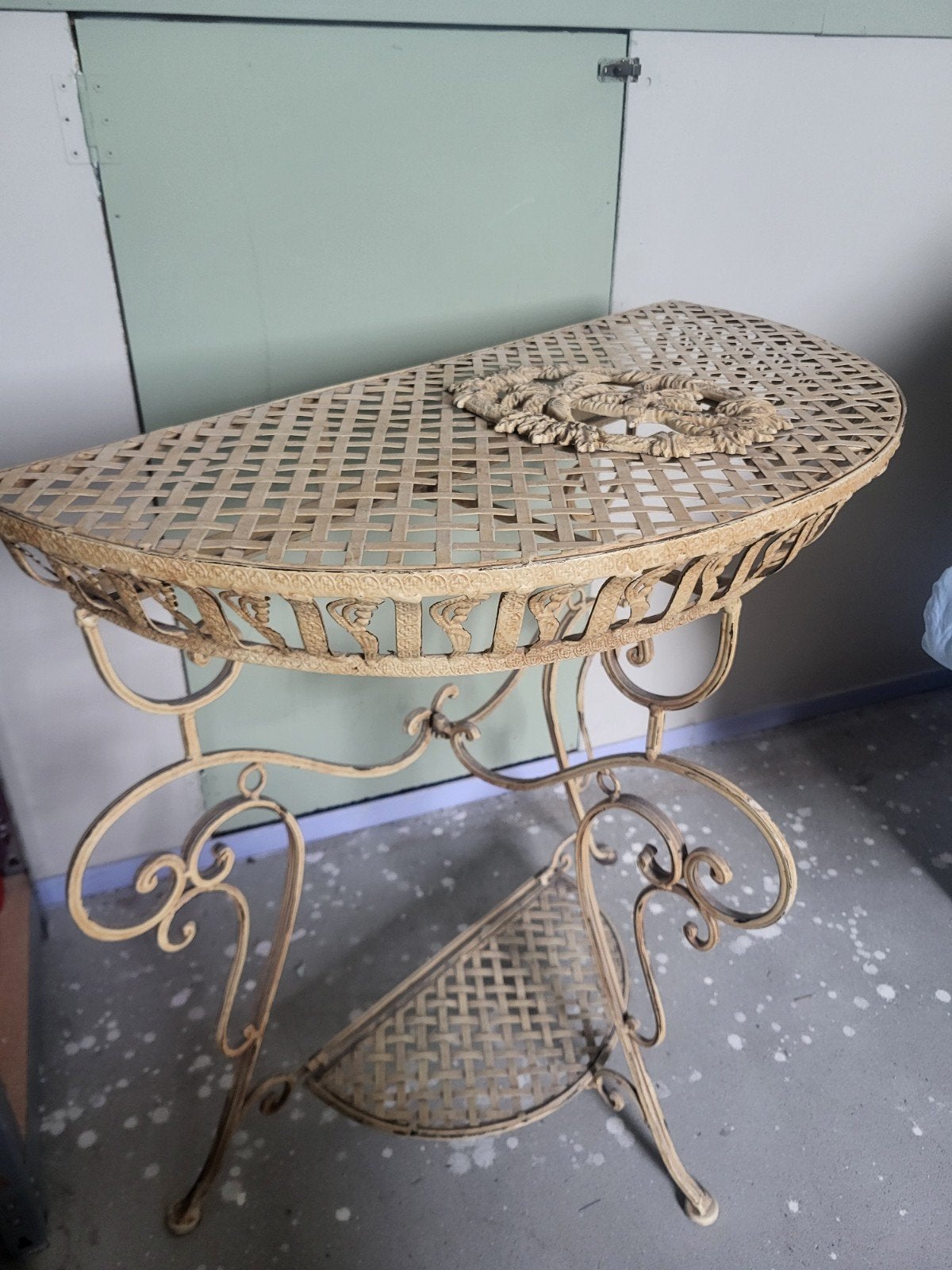 side table, Ophalen, Zo goed als nieuw, Rechthoekig, Metaal
